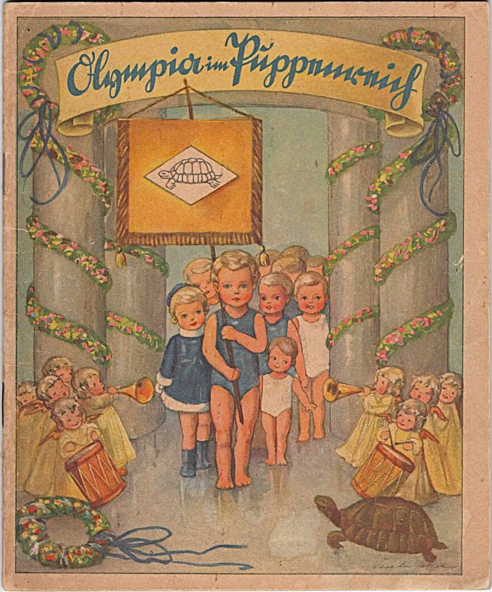 Schildkröt Werbeheftchen "Olympia im Puppenreich" Schildkröt-Werbeheft